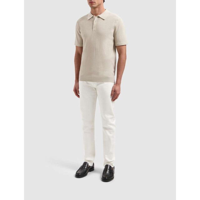 Pure Path Regular fit polo ss knitwear sand 25010815-46 large