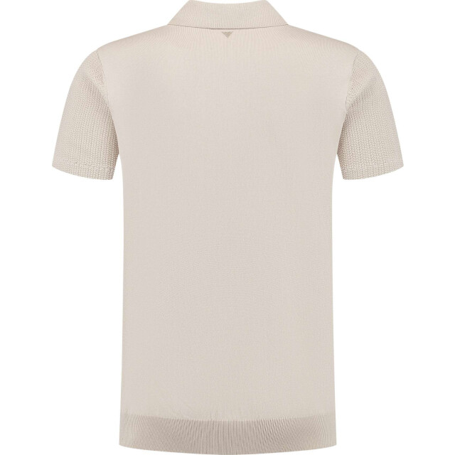 Pure Path Regular fit polo ss knitwear sand 25010815-46 large