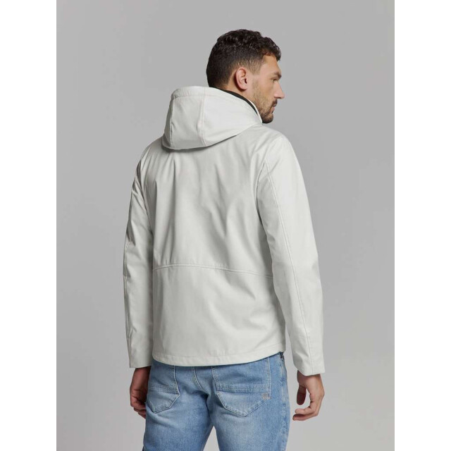 No Excess Jacket mid long hood detachable chalk 27630225-017 large