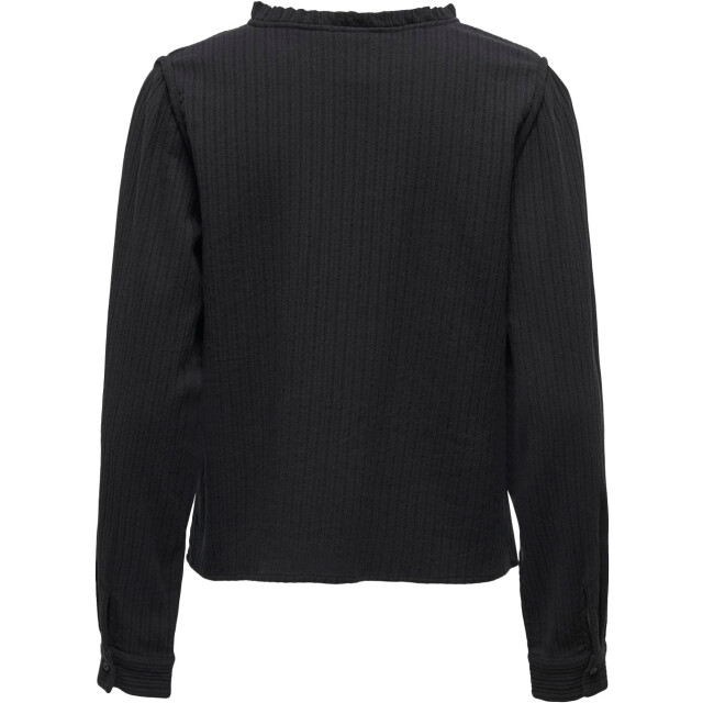 Only Onlemma ls detail v-neck top wvn cs black 15334116-177911 large