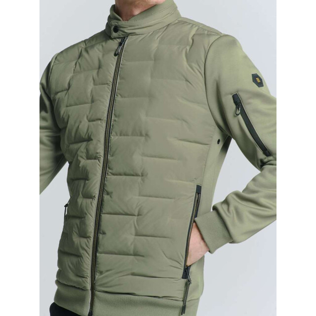 No Excess Jacket short fit sealed knitted mix light army 27630209-177 large