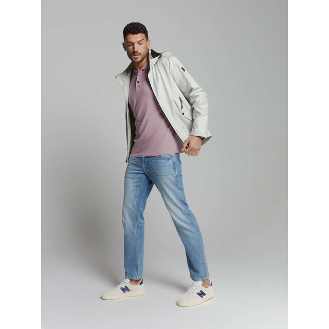 No Excess Jacket mid long hood detachable chalk 27630225-017 large