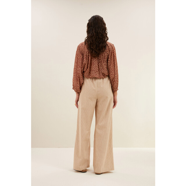 By-Bar Amsterdam Randy lurex stripe pants copper 25118022-252 large
