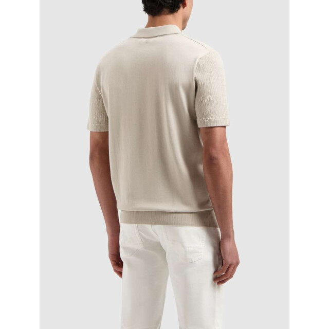 Pure Path Regular fit polo ss knitwear sand 25010815-46 large