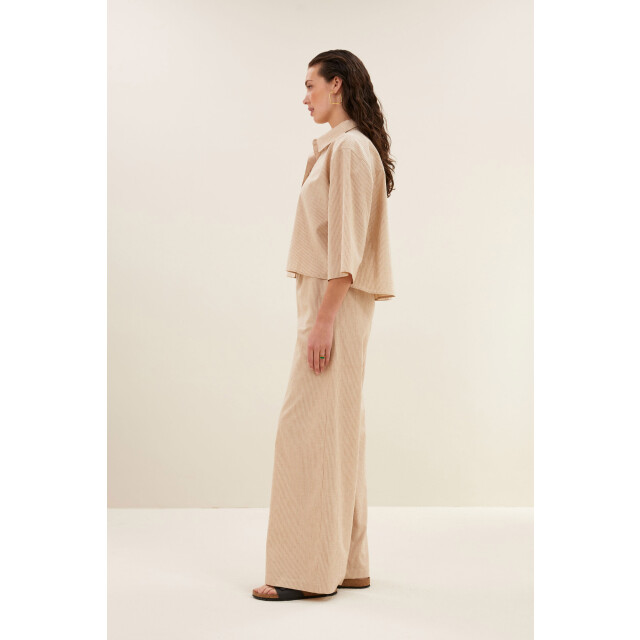 By-Bar Amsterdam Bernie lurex stripe blouse copper lurex 25112033-252 large
