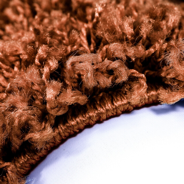 Muratap Basic shaggy vloerkleed terra / oranje hoogpolig- 80x150 cm 1128617 large