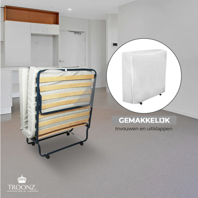Troonz ® opklapbed one deluxe 90x200 logeerbed 3067222 large