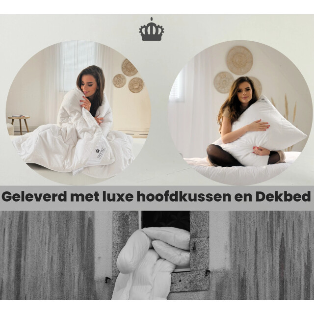 Troonz ® opklapbed deluxe 90 x 200 cm logeerbed inclusief luxe dekbed en 3067246 large