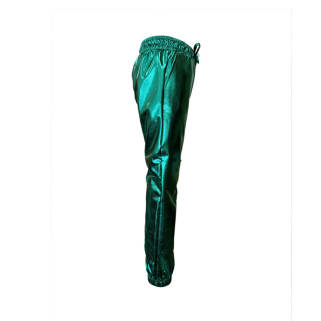 Dutch Dream Denim Zomer broek meisjes metallic - kisiwa SS25-66 GR - groen - Kisiwa large