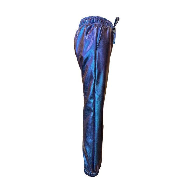 Dutch Dream Denim Zomer broek meisjes metallic - kisiwa SS25-66 BL - blauw - Kisiwa large