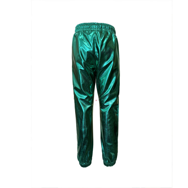 Dutch Dream Denim Zomer broek meisjes metallic - kisiwa SS25-66 GR - groen - Kisiwa large