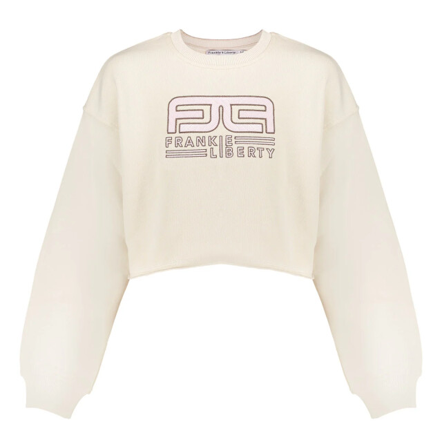 Frankie & Liberty Zomer sweatshirt meisjes - rebel FL25258 - Mineral Sand - Rebel large