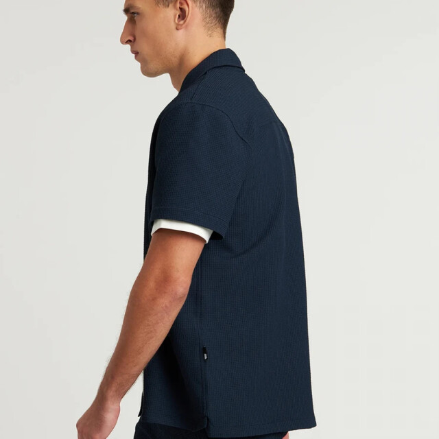 Chasin' 62120005 e63 doby structure overshirt met korte mouw chas E63/62120005 large