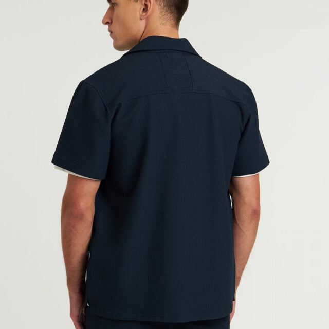 Chasin' 62120005 e63 doby structure overshirt met korte mouw chas E63/62120005 large