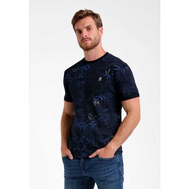 Gabbiano Heren shirt 155513 301 navy Gabbiano Shirt 155513 301Navy large