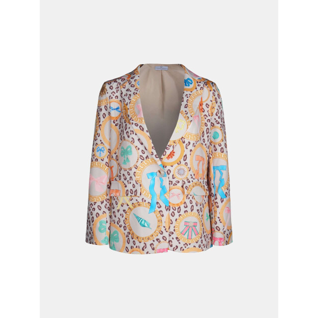 Mucho Gusto ® blazer lesbos luipaard rond barokprint MUCHO GUSTO® Blazer Moon Luipaard Rond Barokprint large