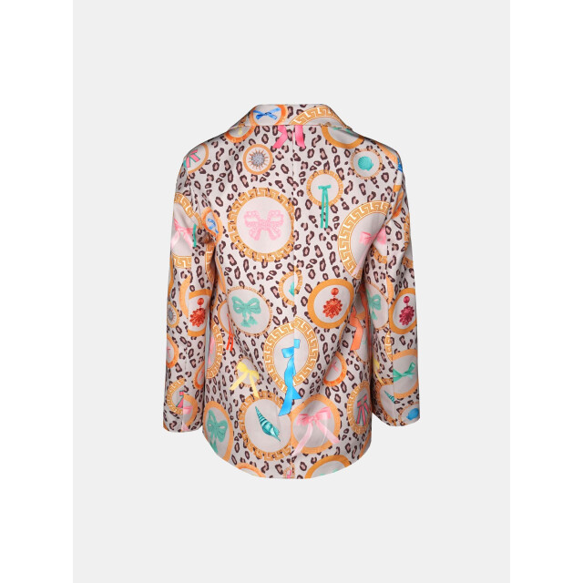 Mucho Gusto ® blazer lesbos luipaard rond barokprint MUCHO GUSTO® Blazer Moon Luipaard Rond Barokprint large