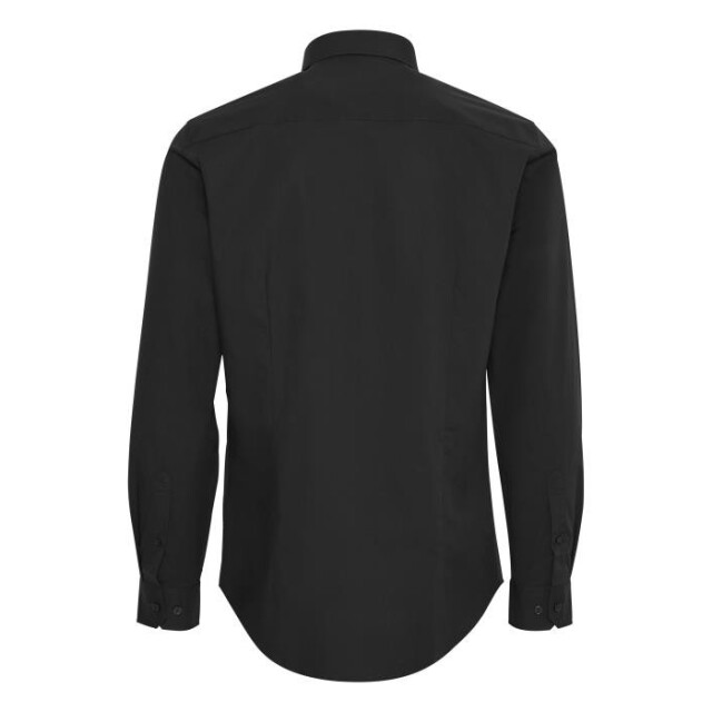 Matinique Robo new stretch black heren overhemd lange mouw Black/Robo N New Stretch large