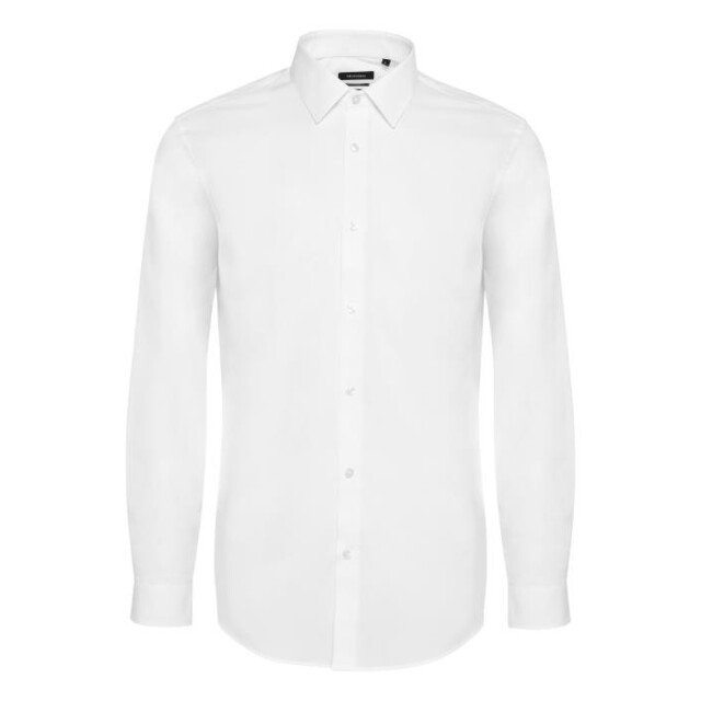 Matinique Robo new stretch white -  heren overhemd lange mouw White/Robo N New Stretch large