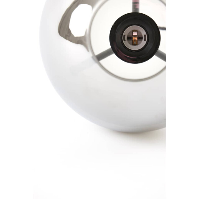 Light & Living Tafellamp smoke glas matzwart mayson Ø 30 x 43cm 1868512 large