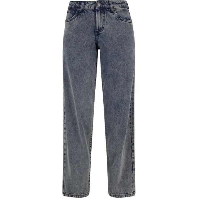 Urban Classics Dames 90's mid rise jeans UTTN1305_dirtywashed large