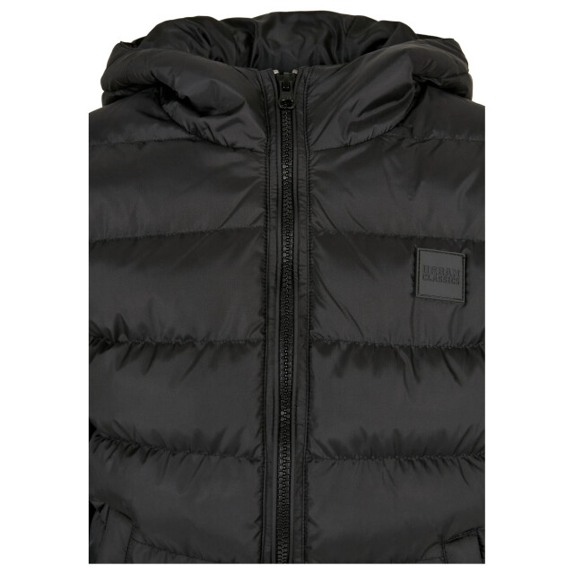 Urban Classics Jongens basic gewatteerde jas UTTN415_blackblack large