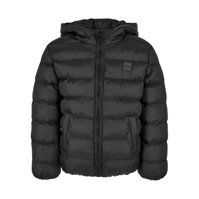 Urban Classics Jongens basic gewatteerde jas UTTN415_blackblack large