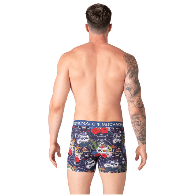 Muchachomalo Heren 10-pack boxershorts print/effen U-REMIX1010-16 large