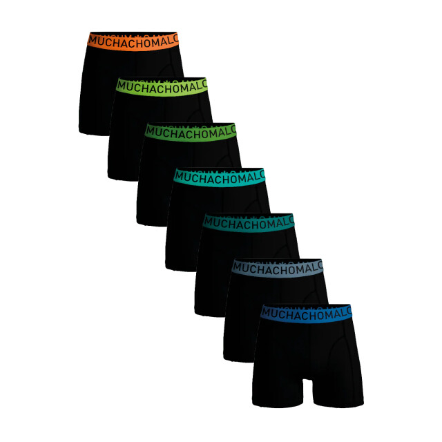 Muchachomalo Heren 7-pack boxershorts hello sunshine LCSOLID1010-98 large