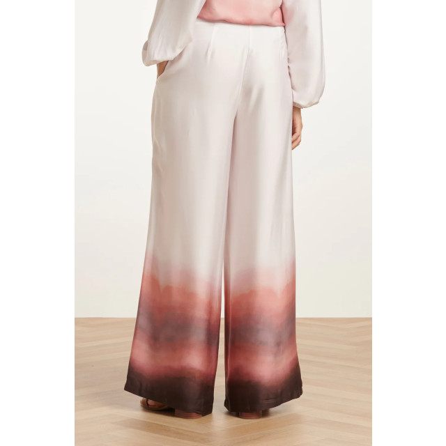 Smashed Lemon 25018 wide leg broek in vintage roze & mauve ombre 25018-010-421 large