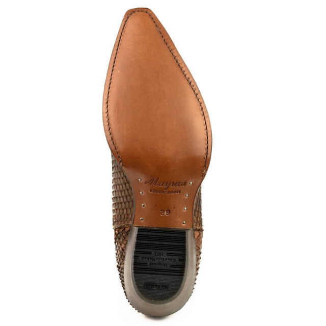 Mayura Boots Cowboy laarzen marie-2496- natural marron MARIE-2496-PYTHON NATURAL MARRON large
