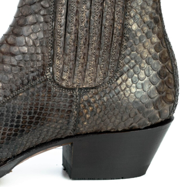 Mayura Boots Cowboy laarzen marie-2496- natural marron MARIE-2496-PYTHON NATURAL MARRON large