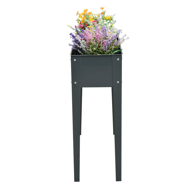 4goodz Plantenbak hoog staal verhoogd 100x30x80cm - 3068591 large