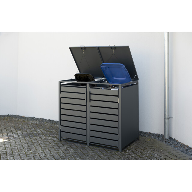 4gardenz ® containerombouw 2 kiko's kliko ombouw hoogwaardig materiaal - 3047775 large