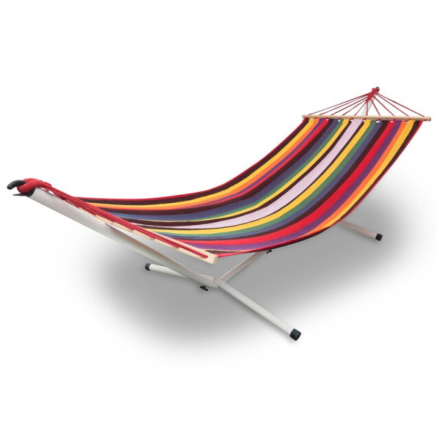 Hanse® Stevige verstelbare hangmatstandaard staal 300-340x100 cm 150kg max 3068802 large