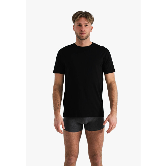 Phil & Co Heren ondershirt katoen t-shirt ronde hals 2-pack PH-TS-2 large