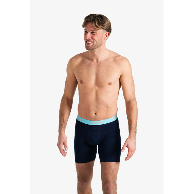 Happy Shorts Heren boxershorts met lange pijpen boxer briefs 4-pack palm leaves HS-J-1122+1183-LONG large