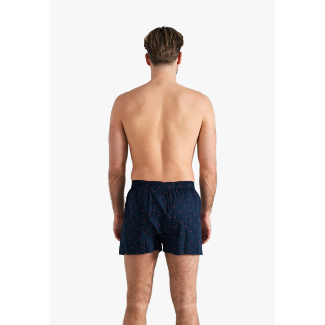 Happy Shorts Wijde boxershort heren met kleine rode hartjes HS-1193 large