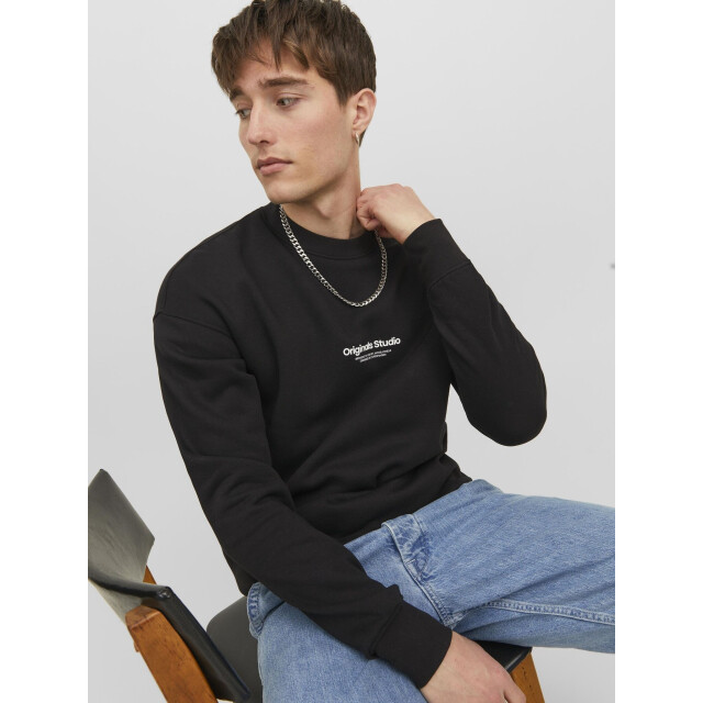Jack & Jones Heren sweater trui jorvesterbro 12241694-Zwart large