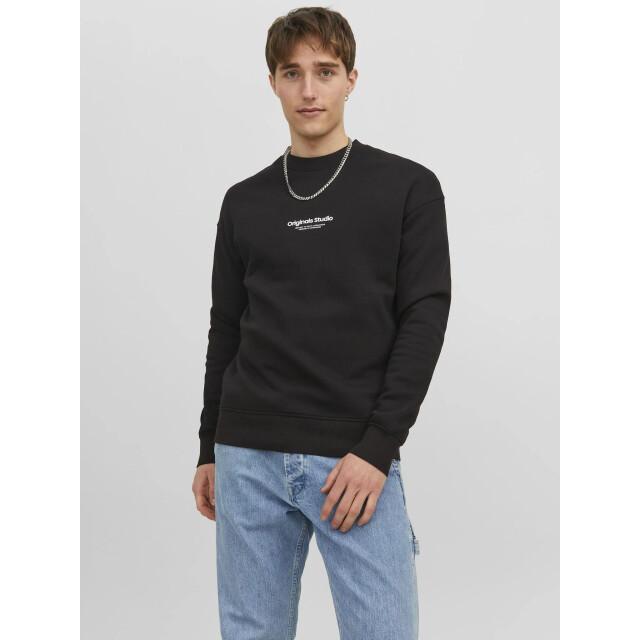Jack & Jones Heren sweater trui jorvesterbro 12241694-Zwart large