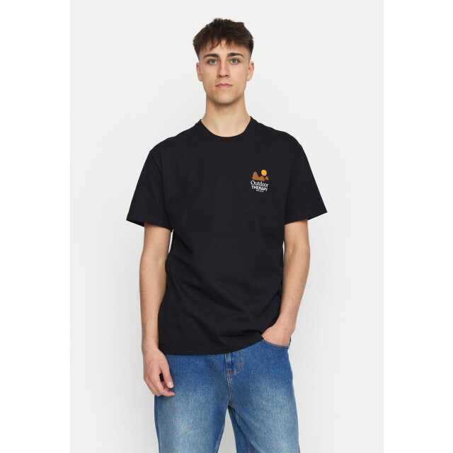 Revolution Printed t-shirt black 1387 THE black large