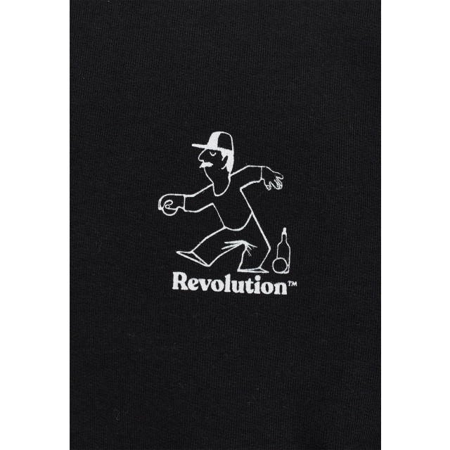 Revolution Printed crewneck black 2786 PET black large