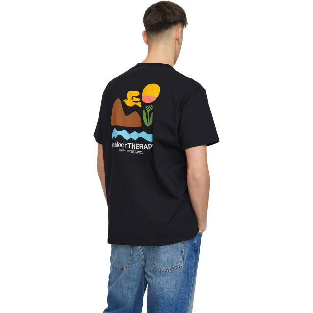 Revolution Printed t-shirt black 1387 THE black large