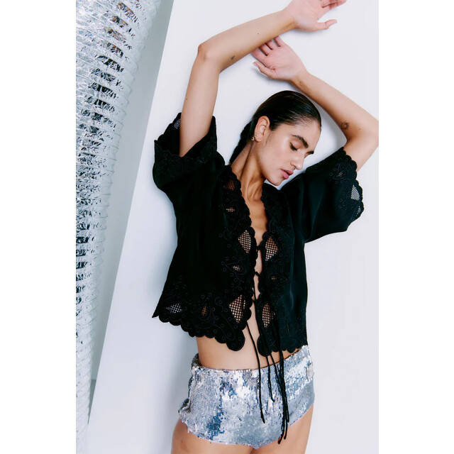 Copenhagen Muse Cm madelyn blouse black 205009-1000 large