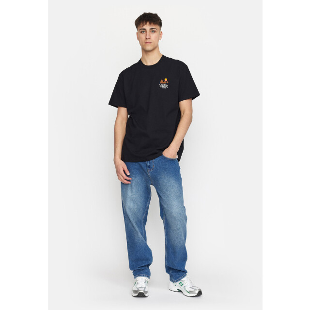 Revolution Printed t-shirt black 1387 THE black large