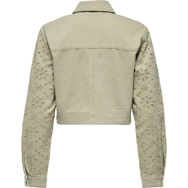 Only Onlelsa short crochet jacket otw elm 15338055-261775 large