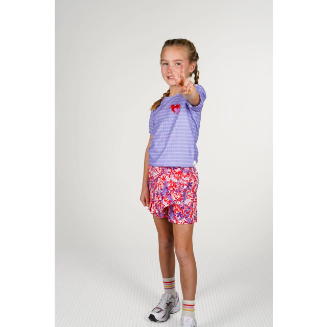 B.Nosy Zomer skort meisjes /paars aop raven Y502-5707-906 large