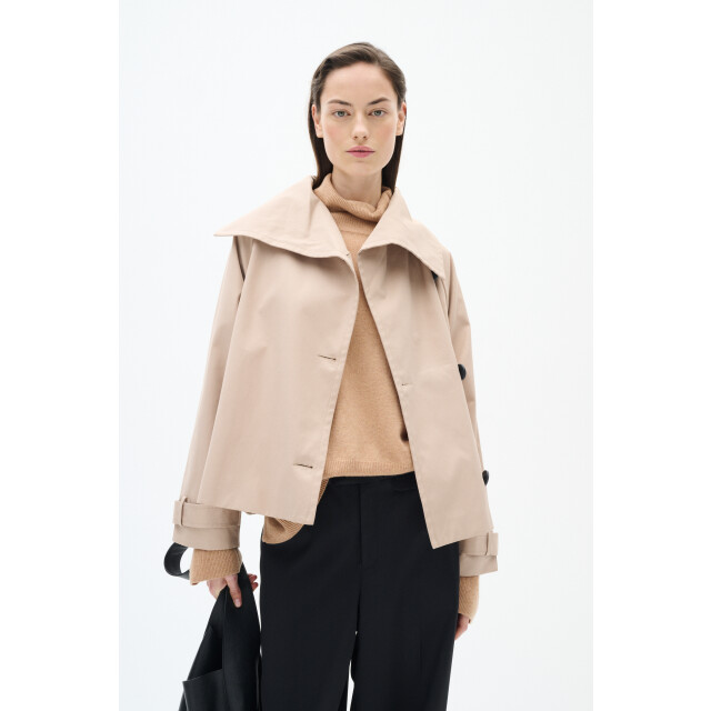 InWear Iw mazie perry short coat IW Mazie Perry Short Coat/151308 Sand Stone large