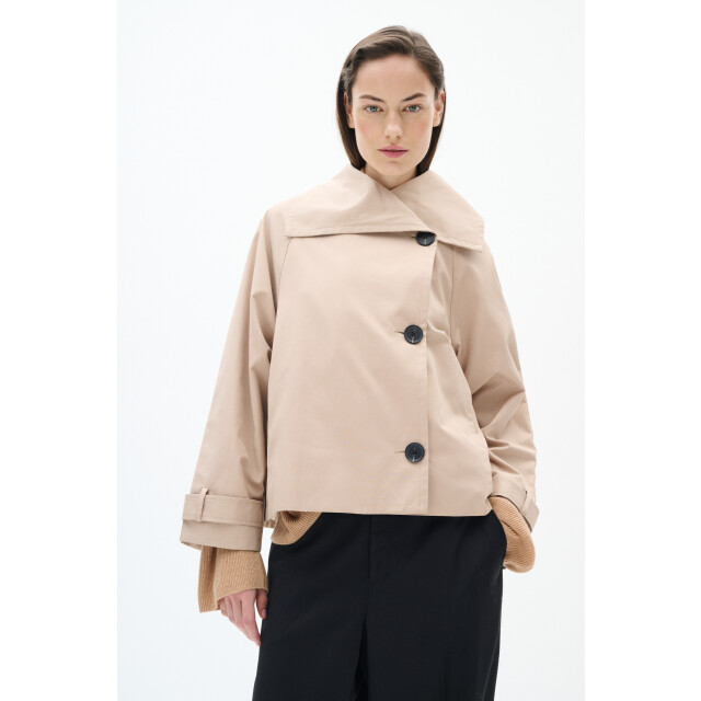 InWear Iw mazie perry short coat IW Mazie Perry Short Coat/151308 Sand Stone large