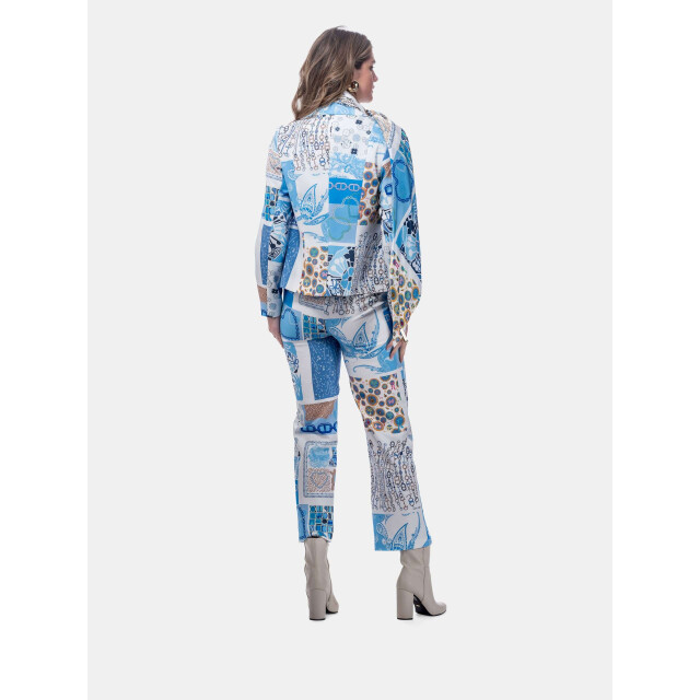Mucho Gusto ® gilet lesbos blauw hart elegantie MUCHO GUSTO® Gilet Lesbos Blauw Hart Elegantie large